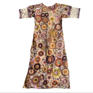 vintage paisley dress